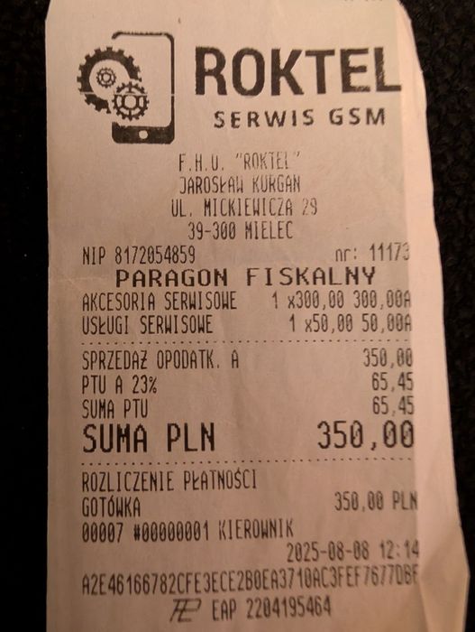 Uszkodzony Huawei P30