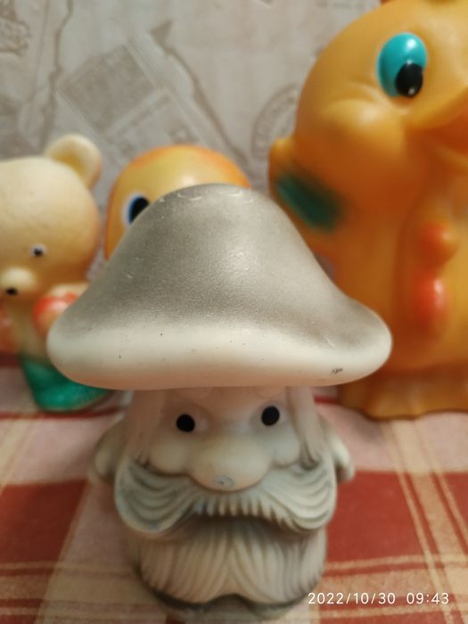 Резиновые игрушки времён СССР