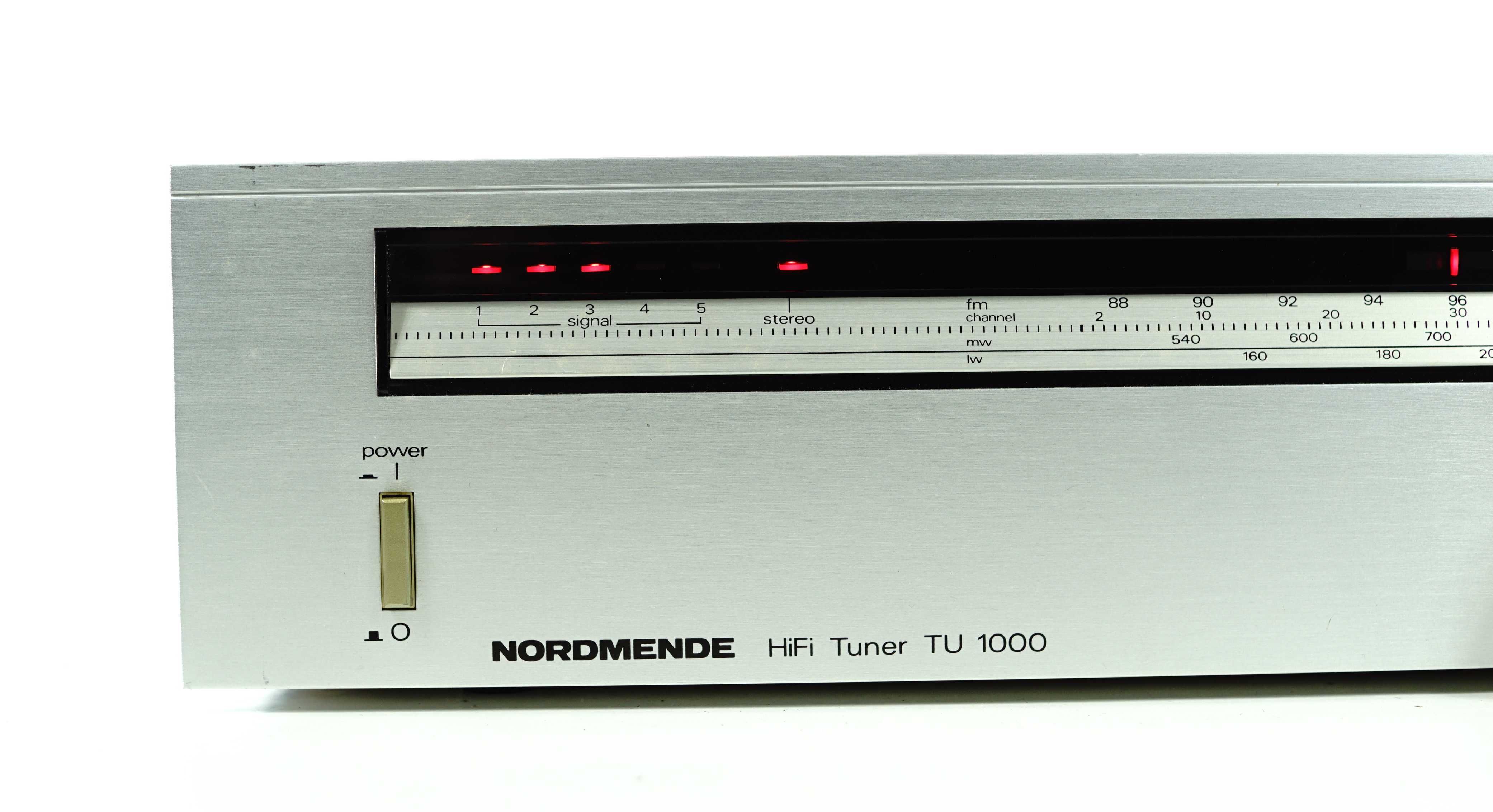 Tuner radiowy NORDMENDE * srebrny VINTAGE * TU 1000 Hi-Fi Philharmonic