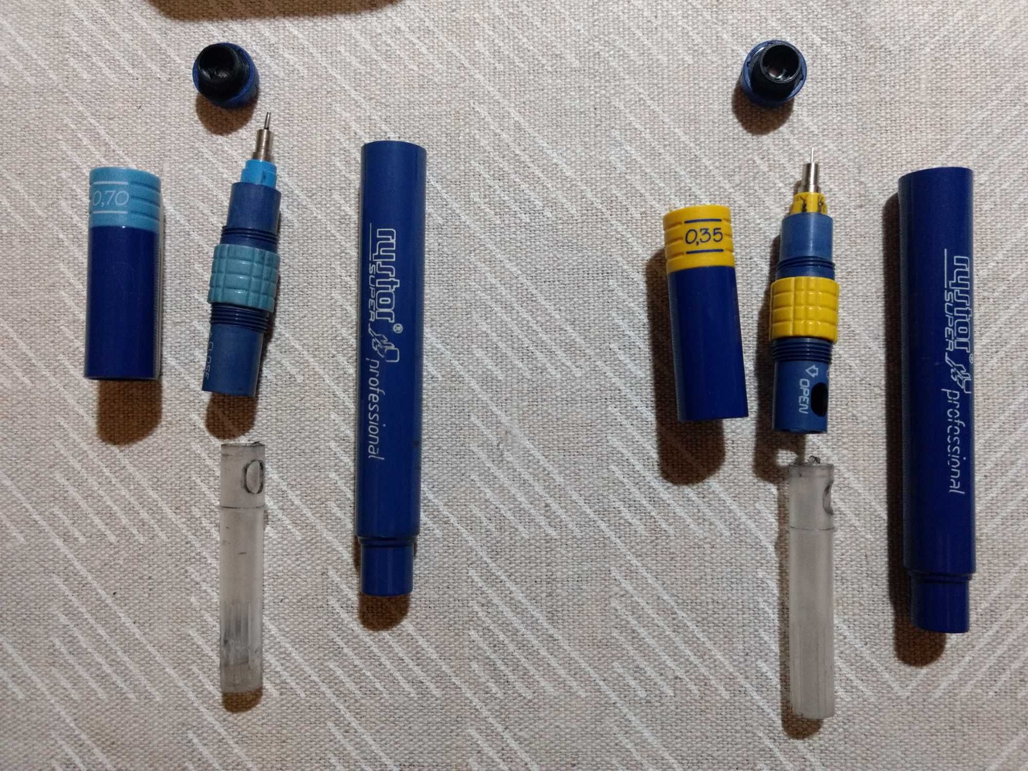 Rapidograf Rystor Professional, szablon litery i cyfry  KOH-I-NOOR