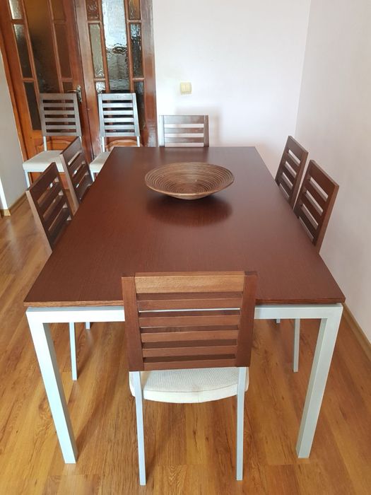 Стіл кухонний та 8 стільців Calligaris, Італія