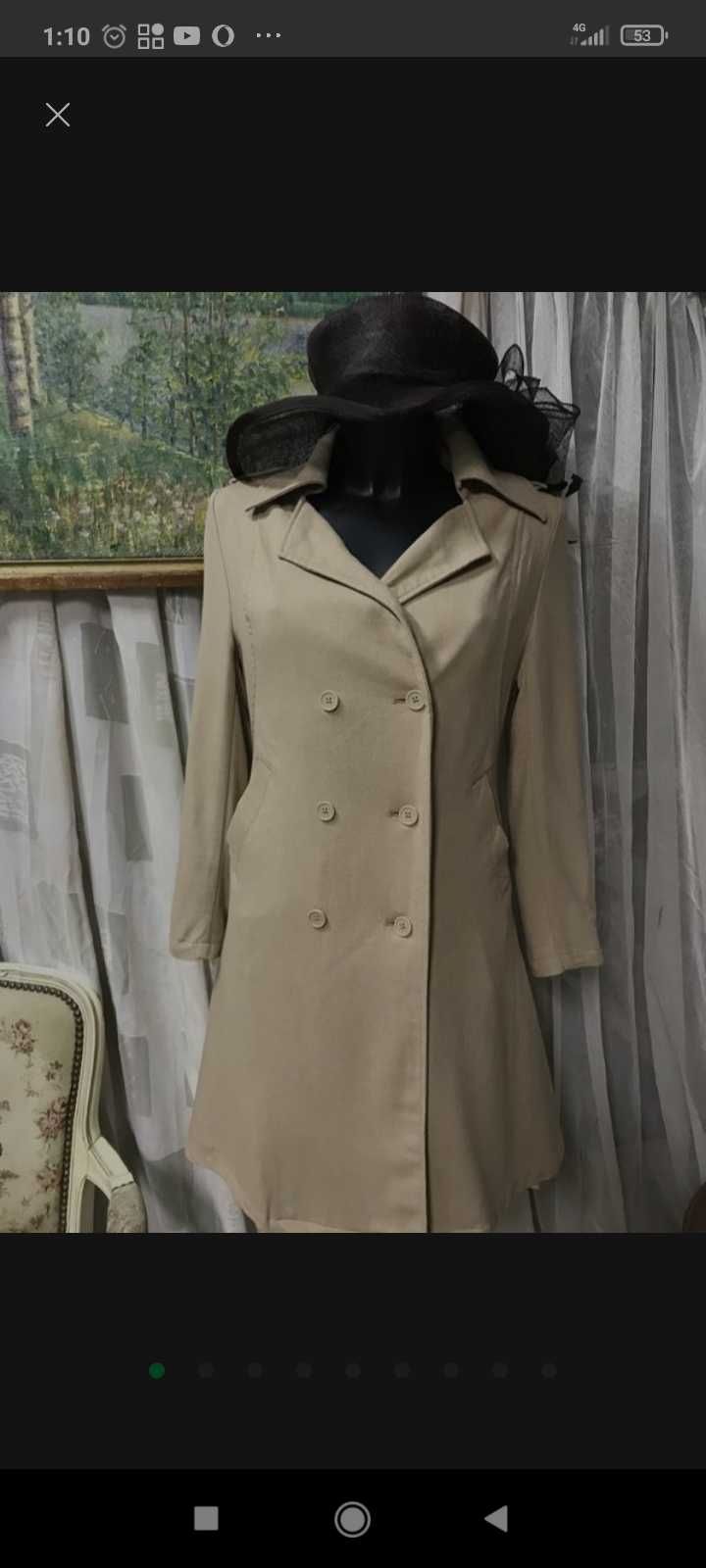Нове пальто тренч Lee Cooper шовк вовна