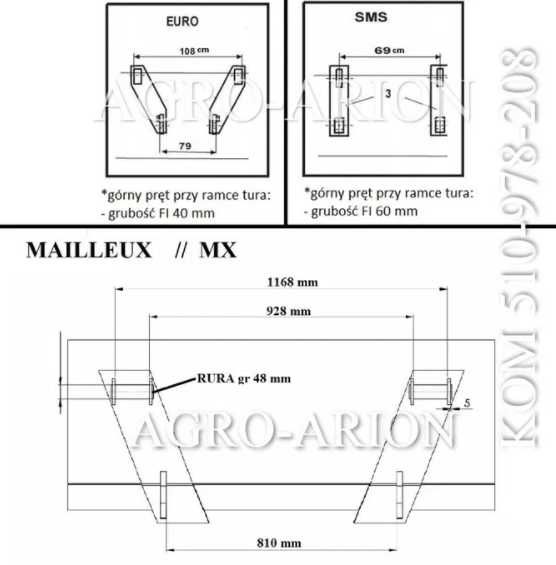 PROMOCJA! Paleciak widły do palet-karetka 2 tony-120cm EURO-SMS-MX