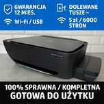 (FIRMA) Drukarka z gwarancja HP ink Tank 415 WIFI skaner tani tusz