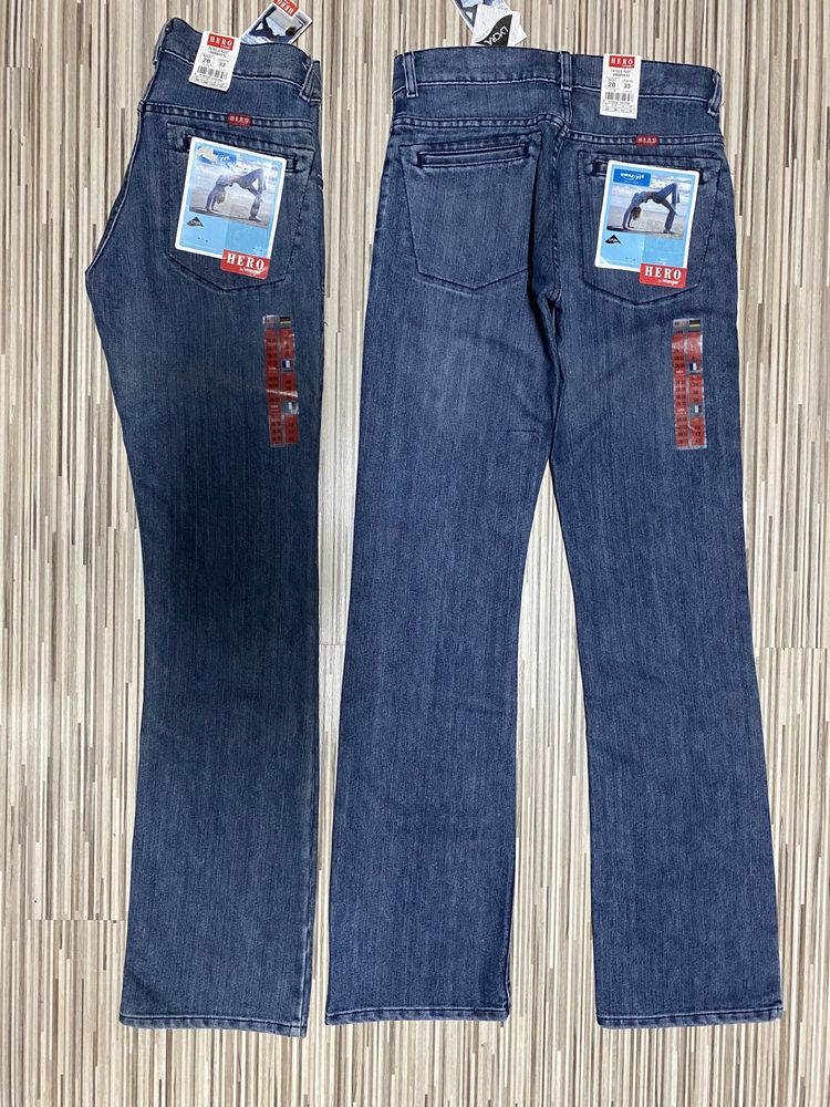 Spodnie damskie jeans 28/33 pas 76 cm komplet 2 pary Wrangler nowe
