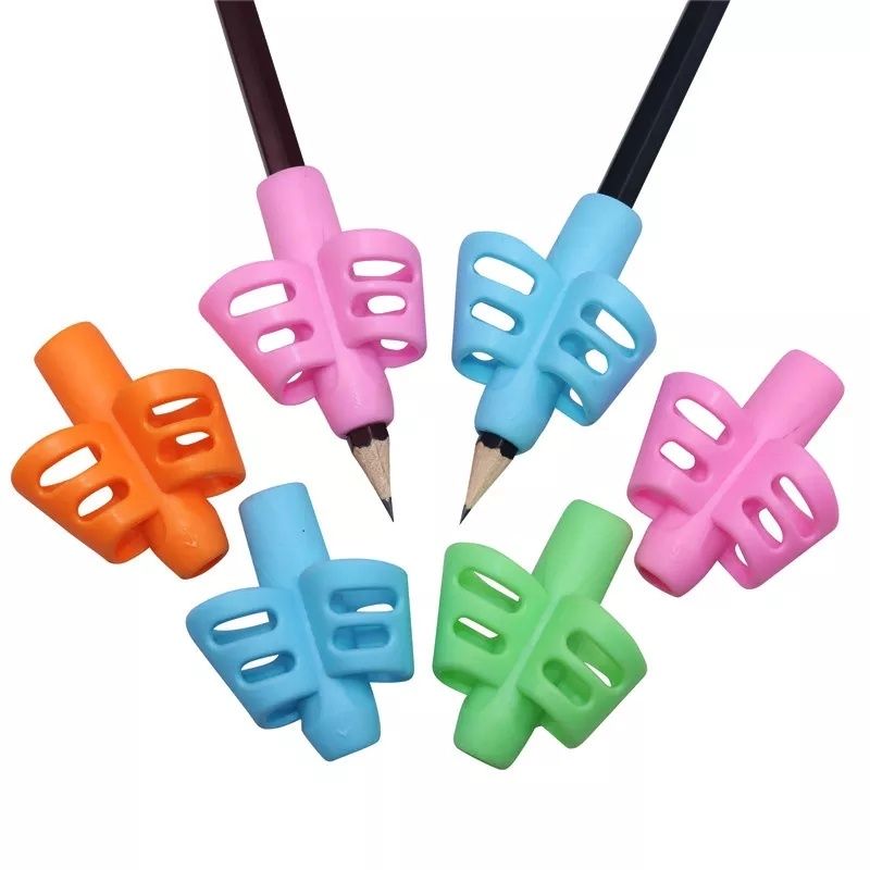 Suporte de caneta silicone para aprendizagem e correcção