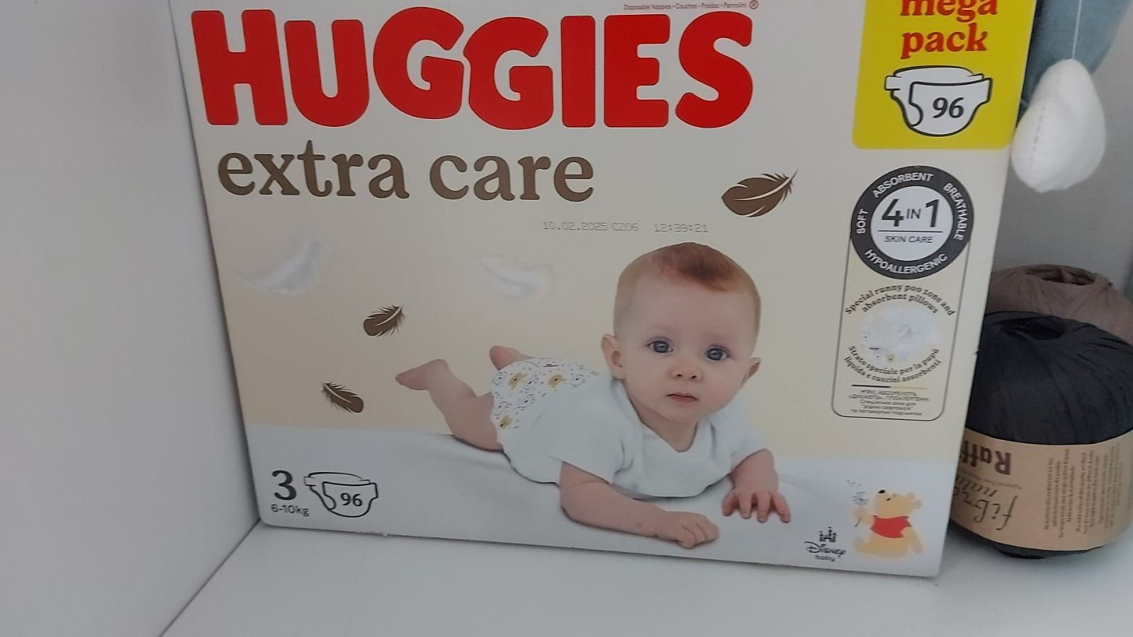 Підгузки Huggies extra care 3 розмір