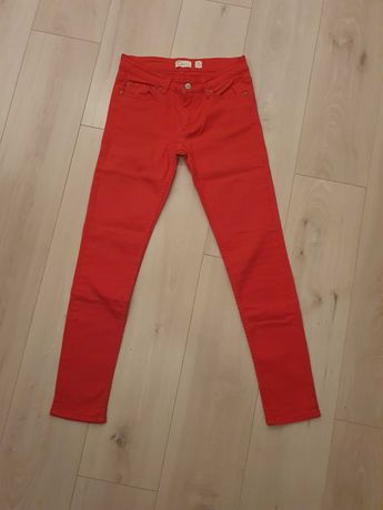 Czerwone jeansy Cubus, 38
