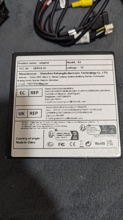 Бездротовий CarPlay / Android Auto для Mercedes NTG 4.5 A, B, C, CLA..