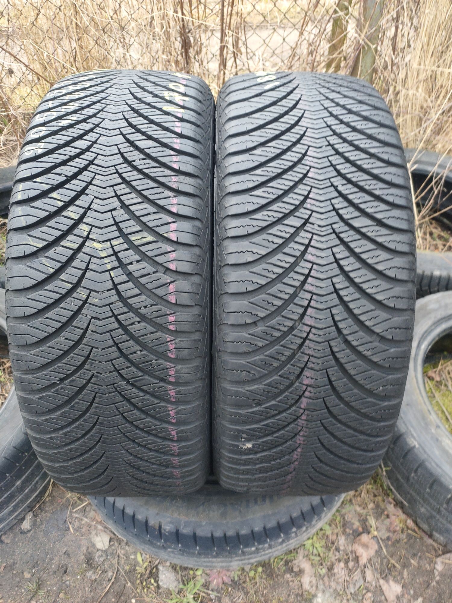 2x 205/55R16 GoodYear Vector4Season 2017r 7.5mm FAKTURA Gwarancja ADIG