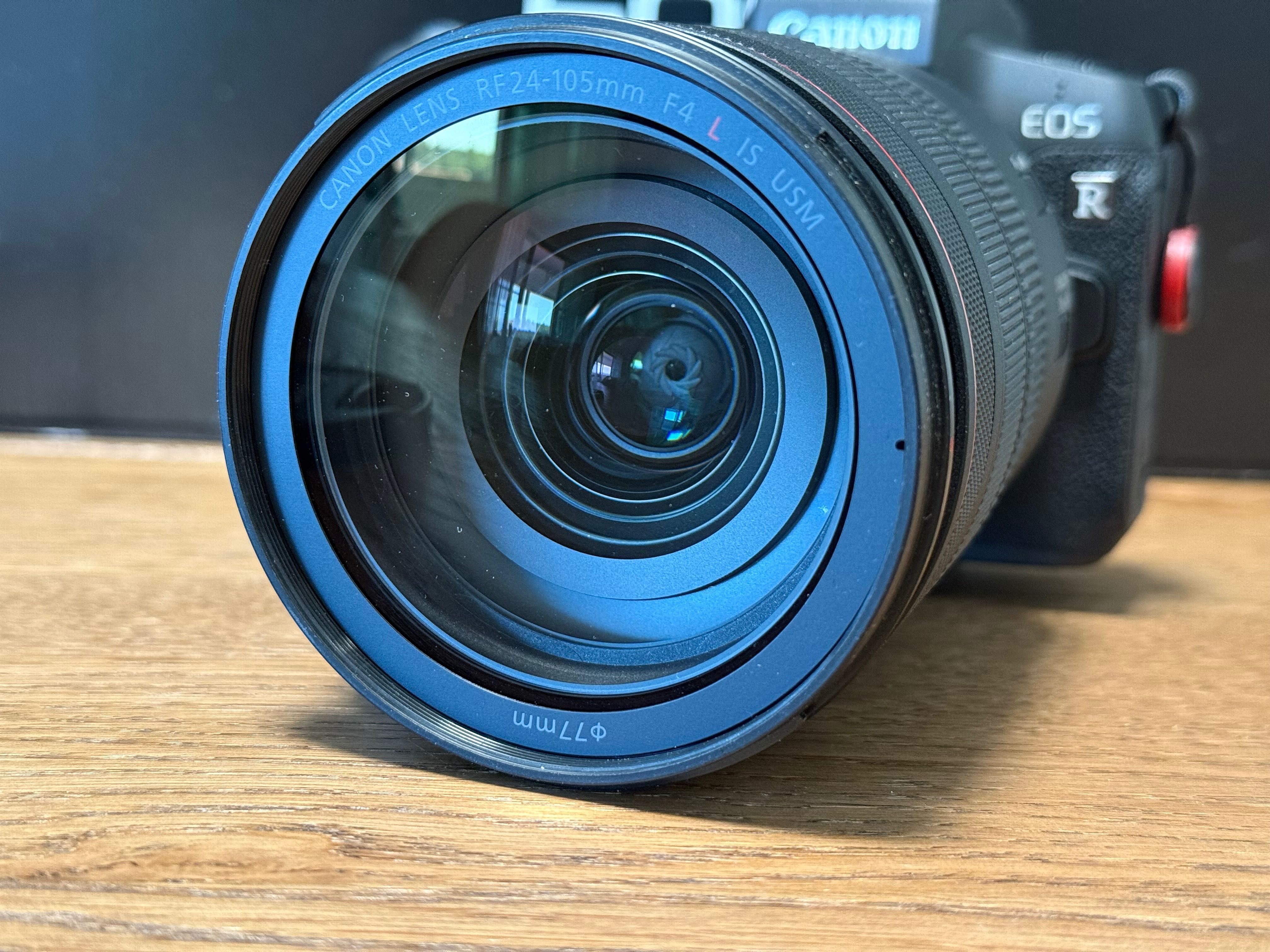 Canon EOS R + RF 24-105mm F4 L – Kit como novo