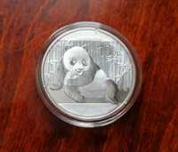Монета 10 юань панда 2015 серебро