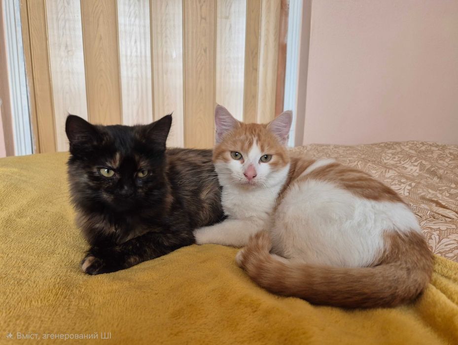 Віддам трьох кошенят