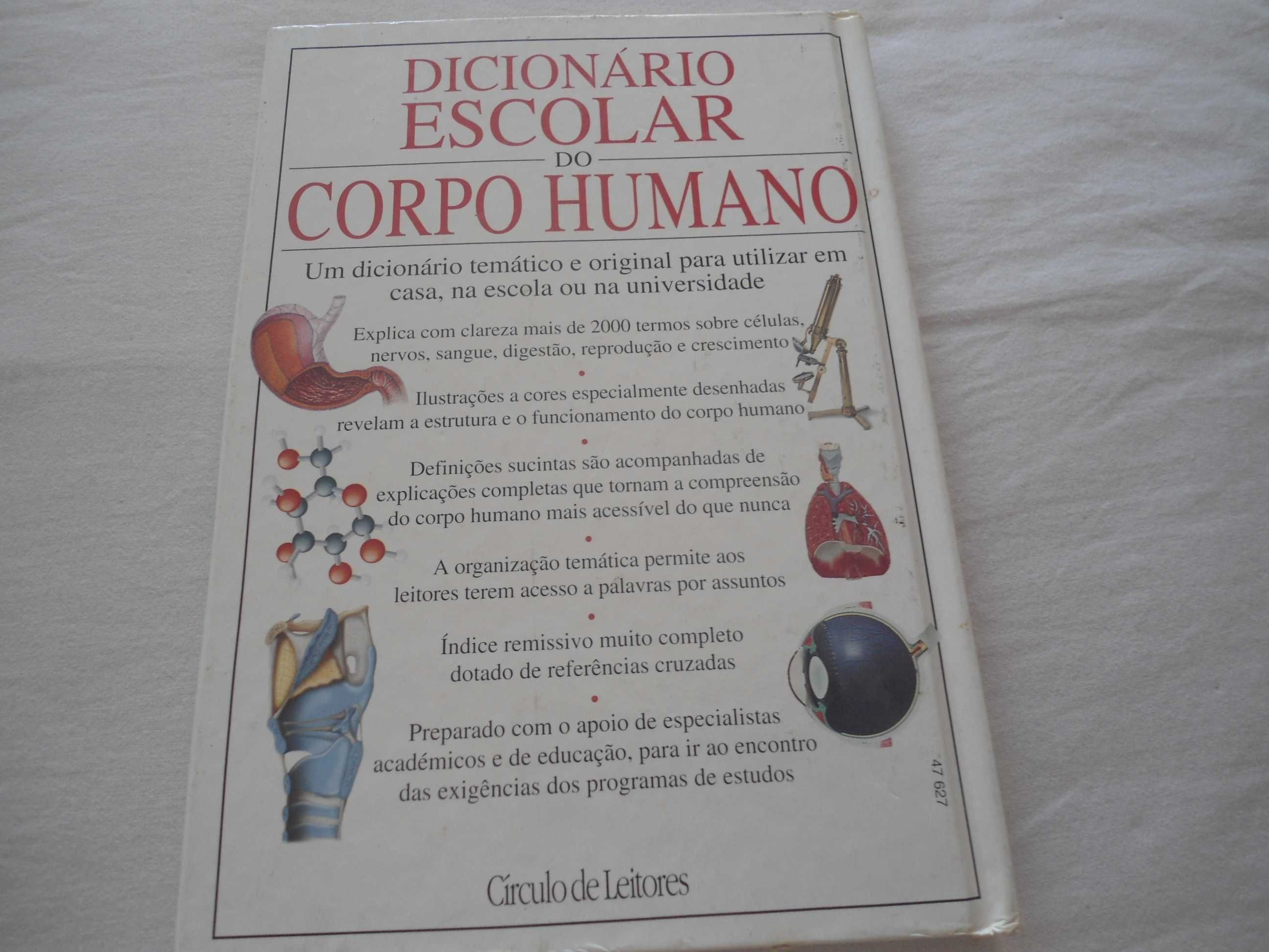 Dicionário Escolar do Corpo Humano por David Burnie