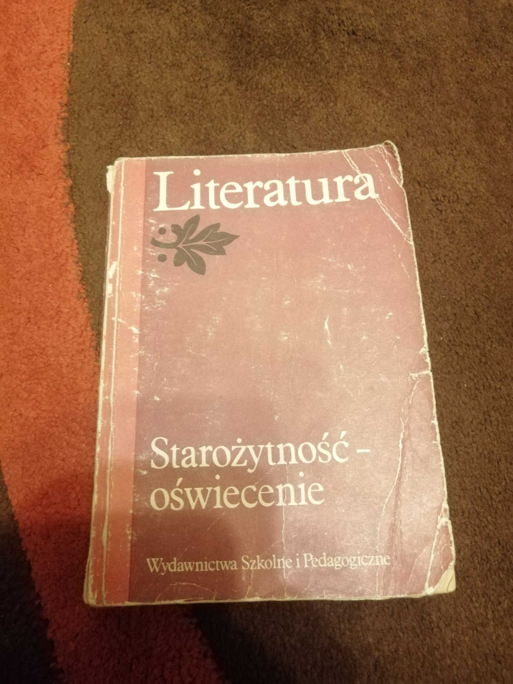 Literatura Starożytność - oświecenie Maria Adamczyk 1987.