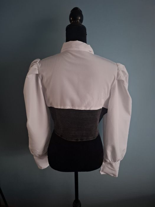 Bluzka z ciemnym gorsetem XL NOWA!