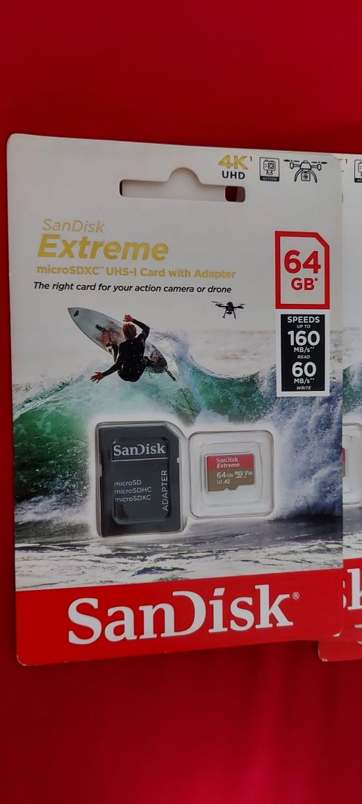карти пам'яті San disk extreme 64 gb