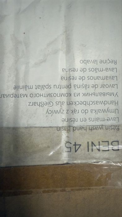 Szafka łazienkowa z umywalką