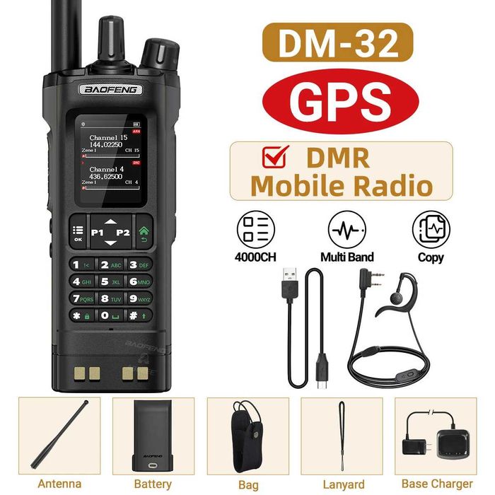 Krótkofalówka Baofeng DM-32UV DMR Nowa! Gratis!