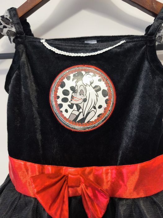 101 dalmatyńczyków Cruella de Mon strój kostium przebranie 110/116