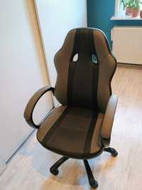 Fotel krzesło gamingowe AGGESTRUP szary/czarny
