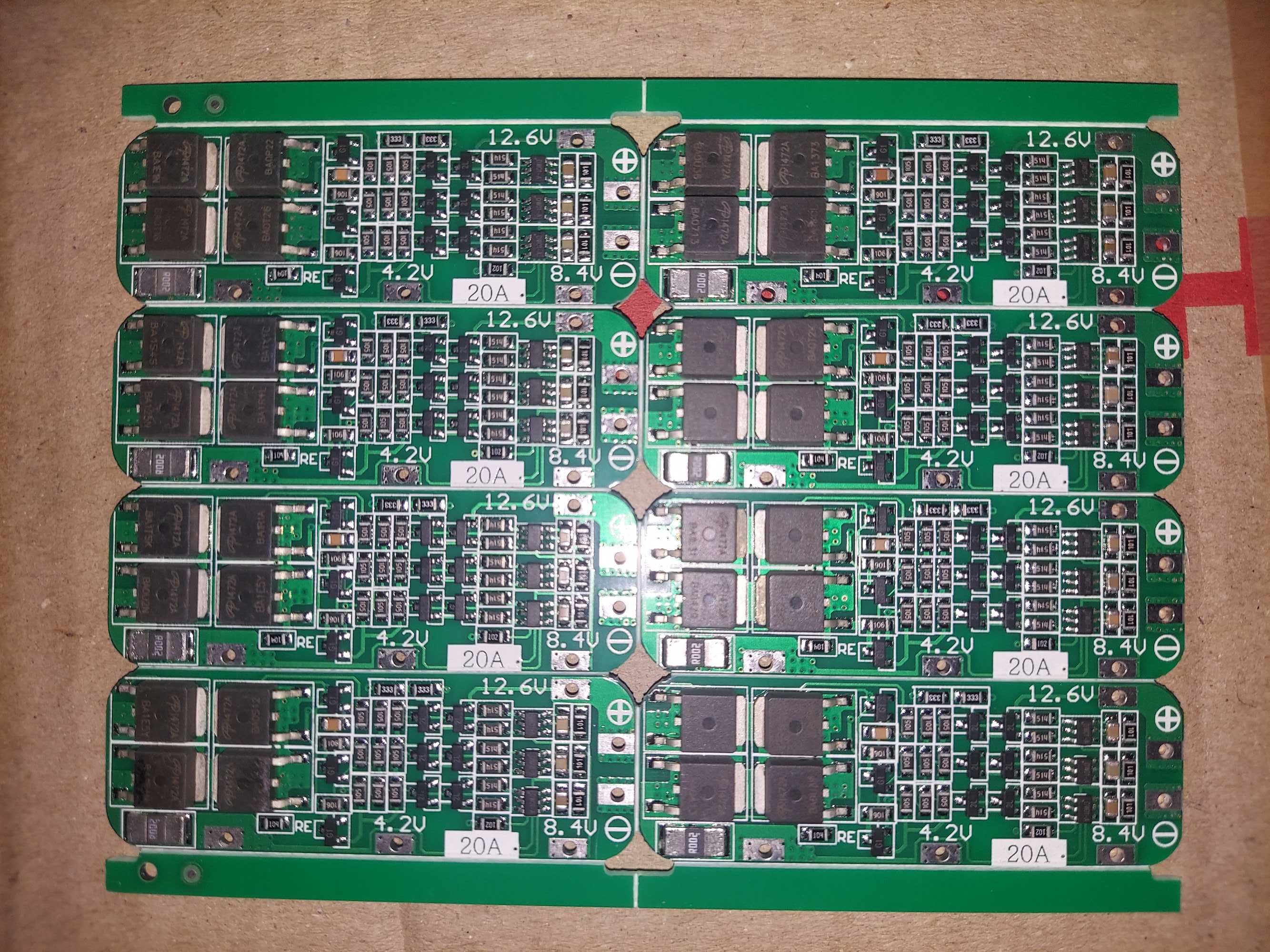 Модуль BMS плата 3S 12.6 20A Rev2 Li-ion