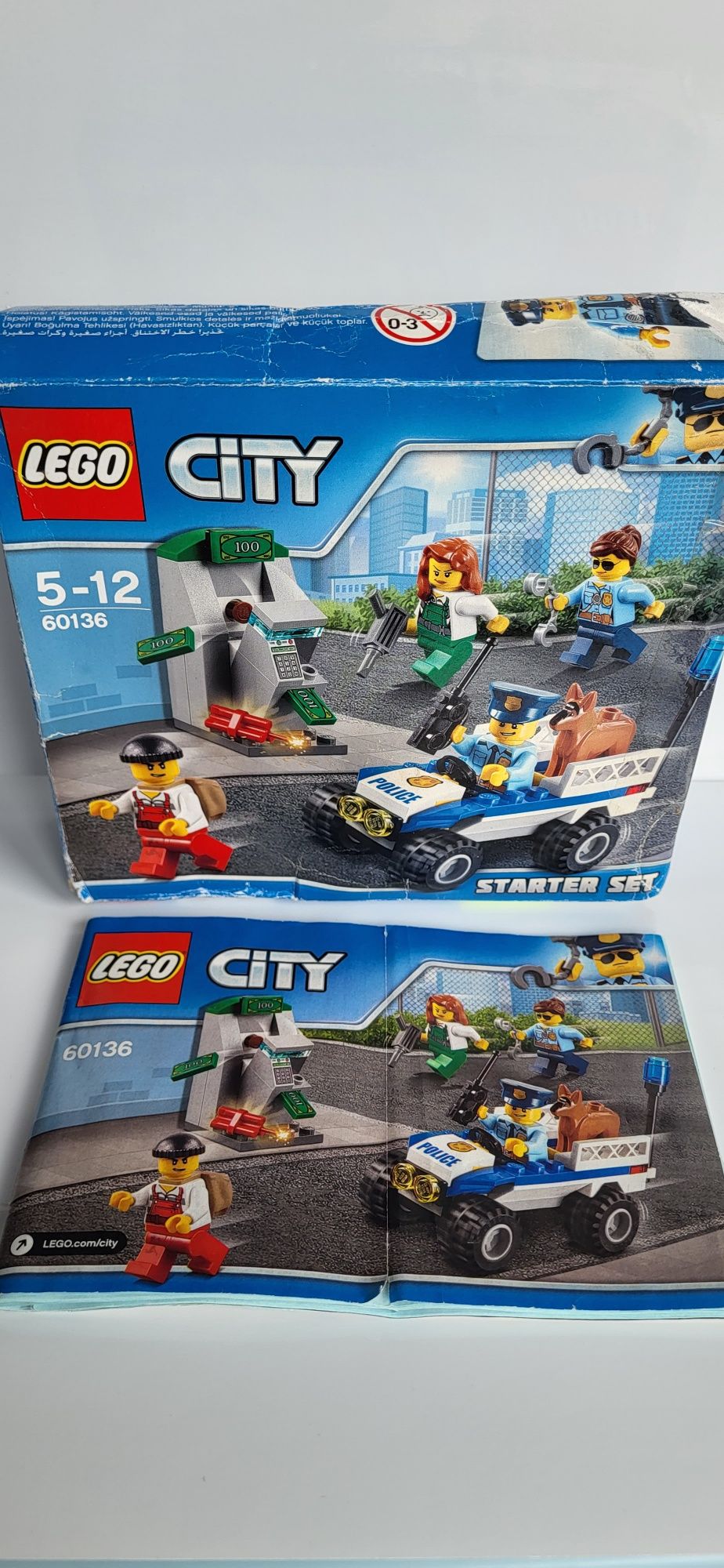 Lego City Police 60136 Police Starter Set 100% Kompletny