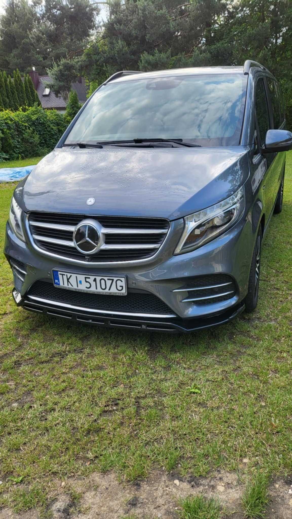 Wynajem wypozyczalnia aut Mercedes V klasa biznes klasa