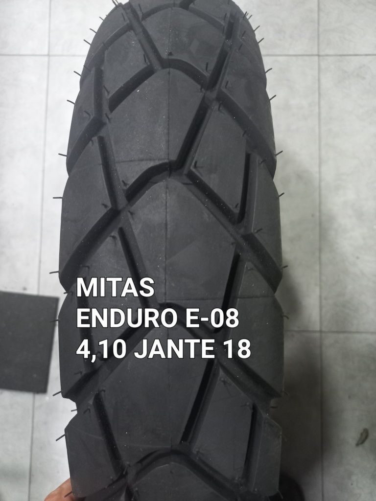 pneu novo  mota 4,10 jante 18  mitas enduro E,08