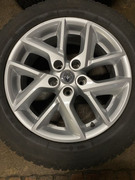 Koła Alu Renault Kadjar 5x114,3 7J17CH5 ET40 Wielosezon 215/60R17 TPMS