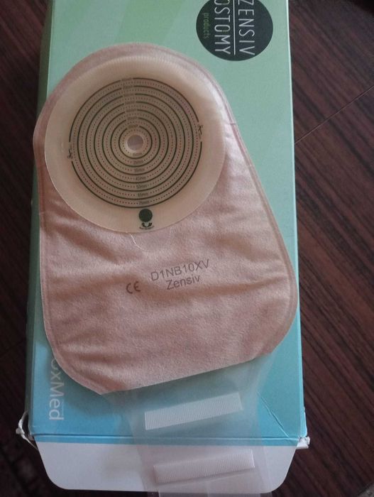 worki stomijne D1NB10XV Zensiv otwarte z odpowietrznikiem 10 sztuk