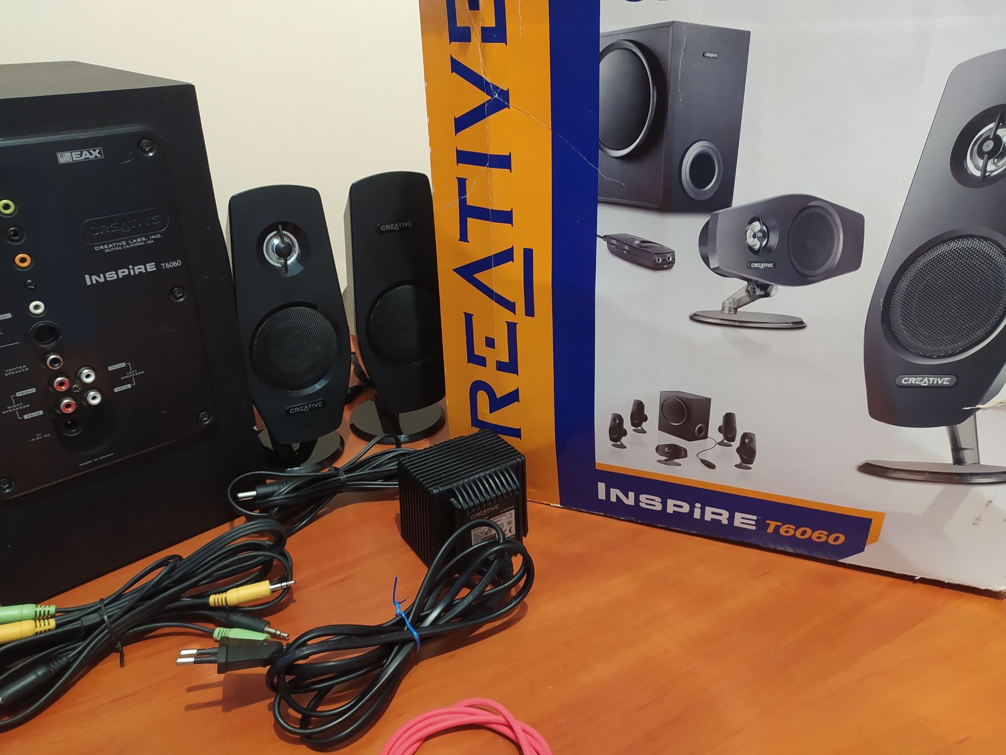 Акустика система 5.1 creative inspire t6060 колонки