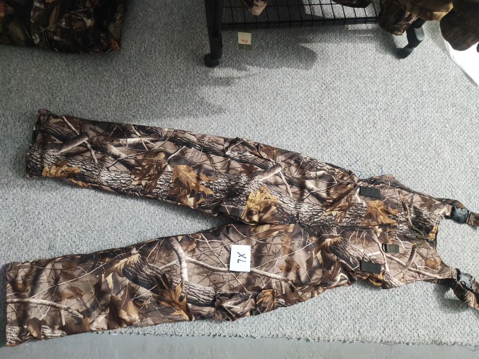 Spodnie ogrodniczki ciepły męskie dla myśliwców wędkarzy M,XL,3XL