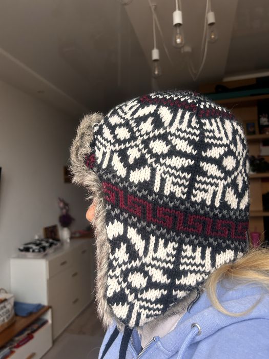 Шапка ушанка на флісі