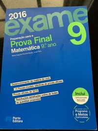Livro Preparar prova de matemática 9 ano
