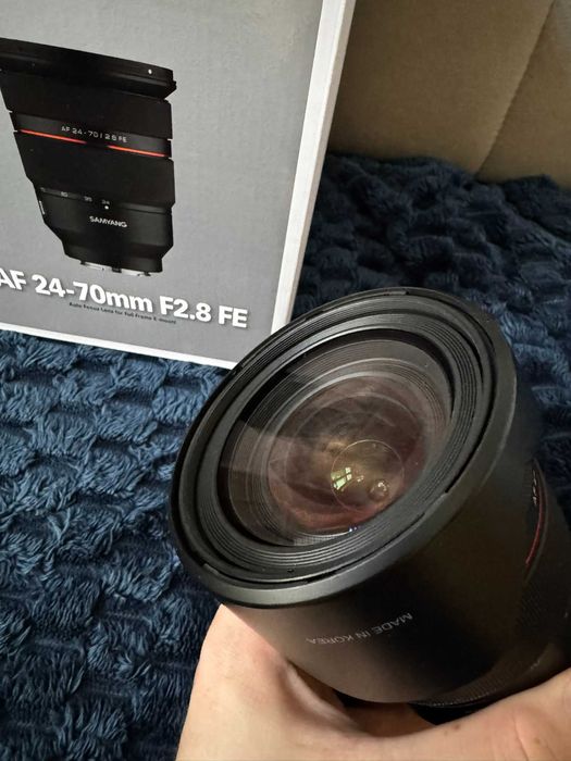 Zestaw sony a7 iv + samyang 24-70 f2.8