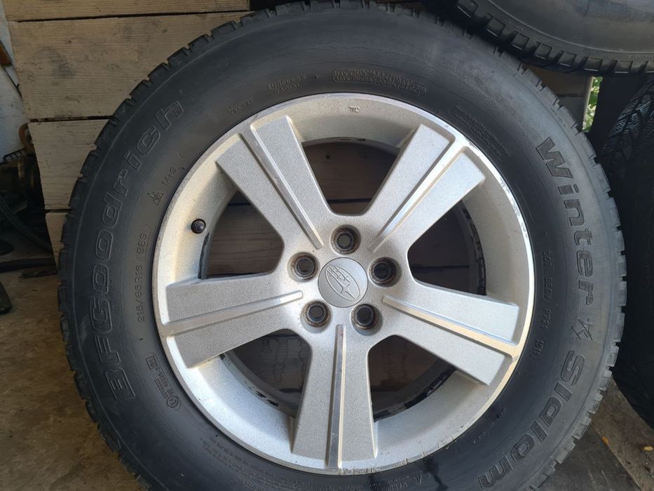 R16 5/100 диски с зимними шинами Subaru