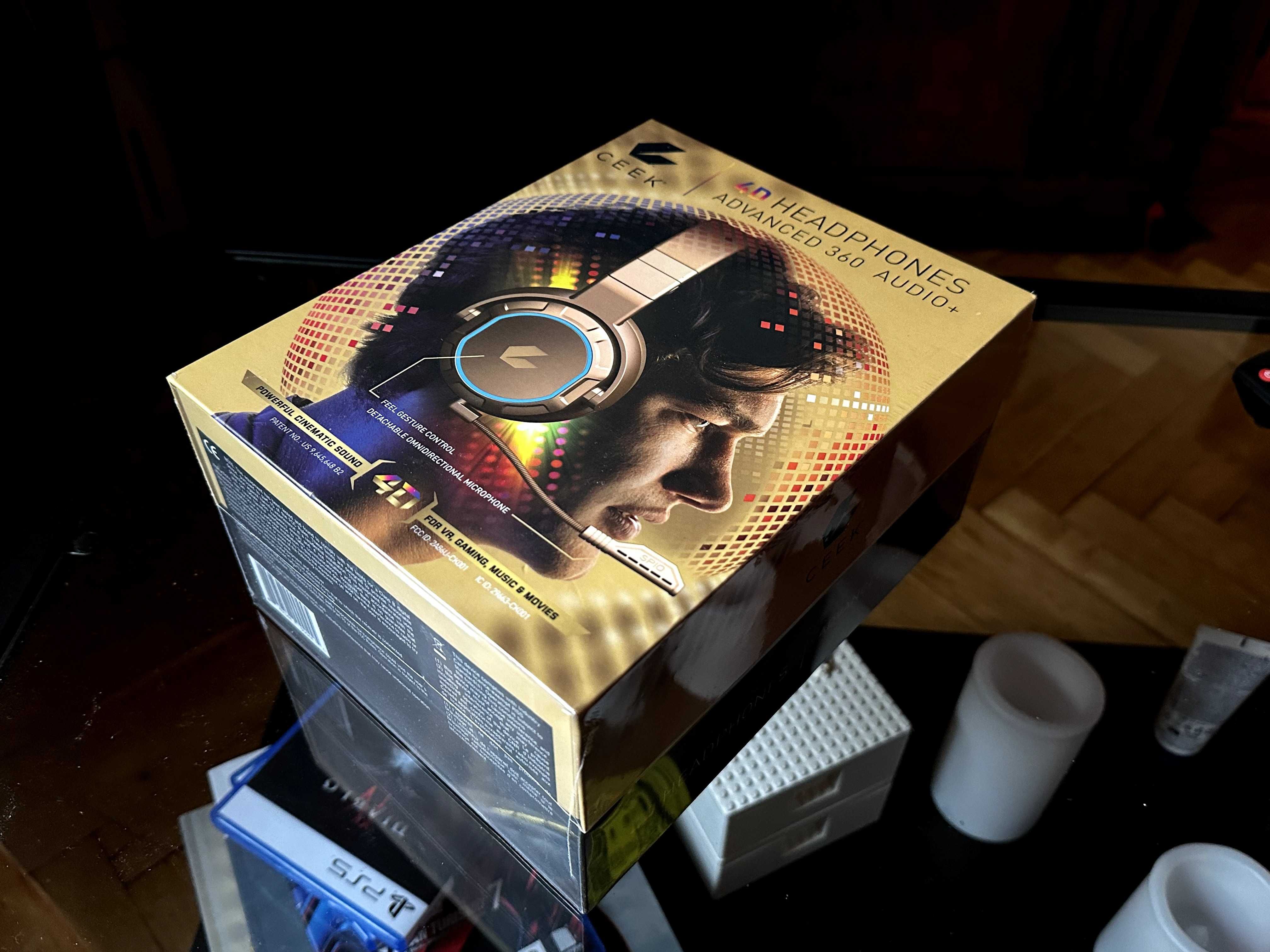 Słuchawki audio CEEK 4D gamingowe NOWE