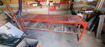 Stół spawalniczy warsztatowy masywny 260x70 metalowy