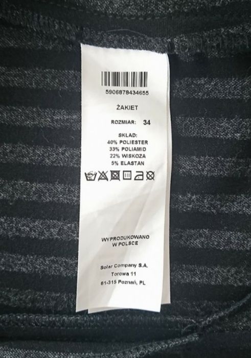Marynarka w prążki SOLAR