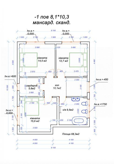 Сучасний будинок серед соснового лісу в КМ Нова Ходосівка