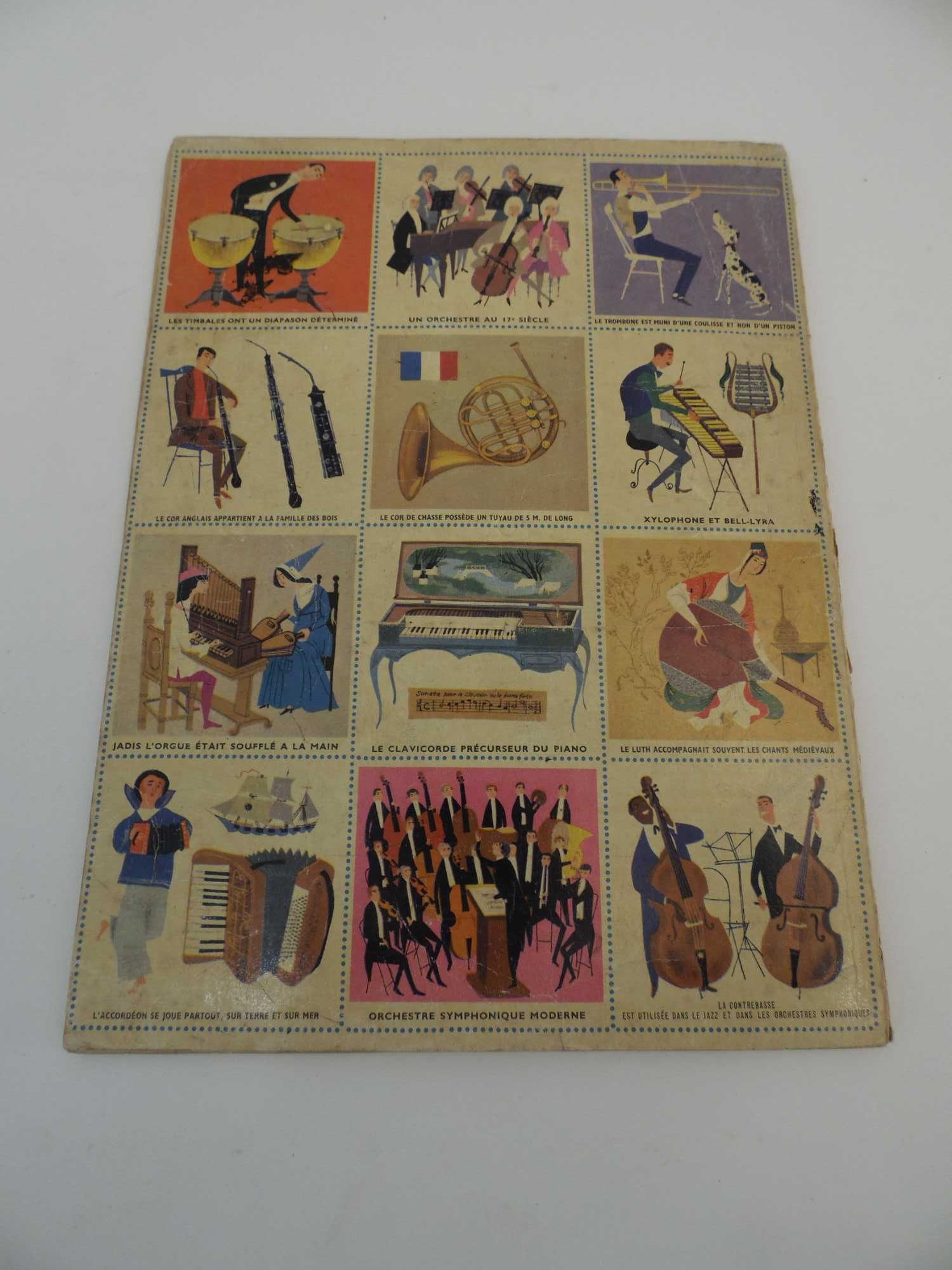 Cadernetas Histoire de Jesus, 1957 e Les Instruments de Musique, 1954