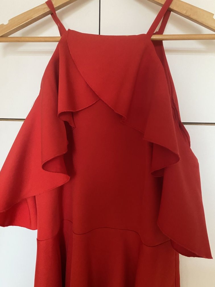 Czerwona sukienka hiszpanka Sugarfree M/38