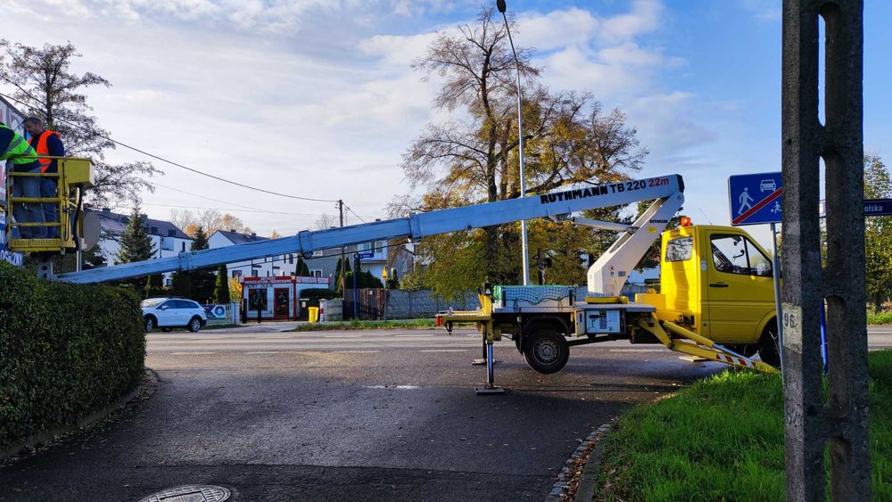 Wynajem podnośnika koszowego zwyżka 22m Wrocław i okolice