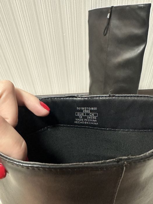 Сапожки Zara 38р