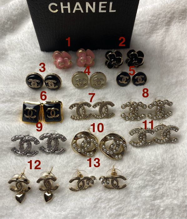 Серьги chanel , шанель
