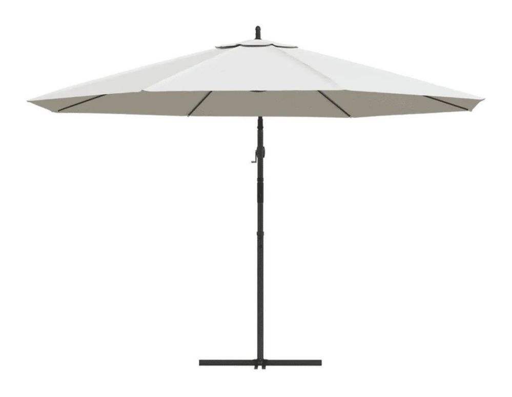 Parasol duży na wysięgniku biały 3,5 m