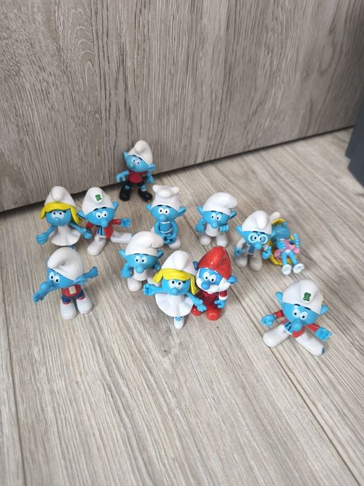 Smerfy figurki deagostiny