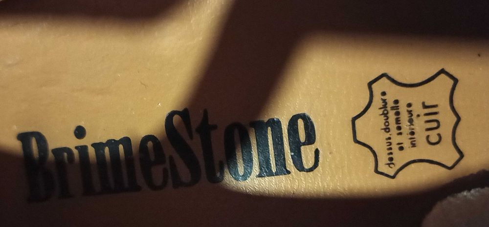 Чоловічі туфлі - дербі BrimeStone Marron 45 розмір, по устілці 30,5 см