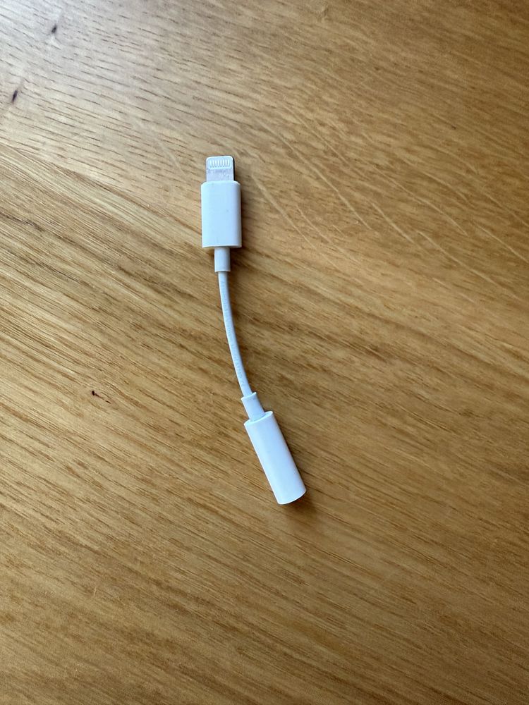 Oryginalna Przejsciowka Apple lighting jack 3.5 mm